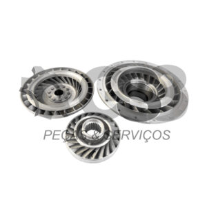 CONJUNTO TURBINA DO CONVERSOR 18 FUROS
